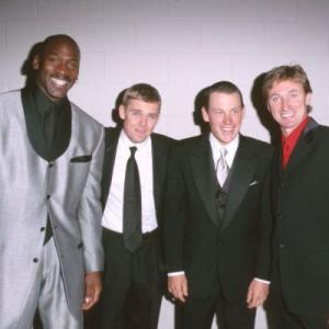 Wayne Gretzky, Michael Jordan and Ricky Schroder
