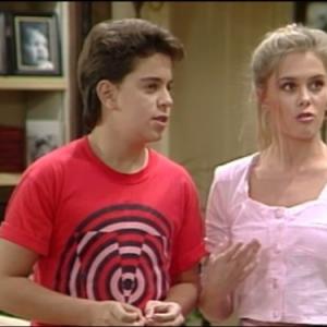 Still of Nicole Eggert and Alexander Polinsky in Charles in Charge 1984