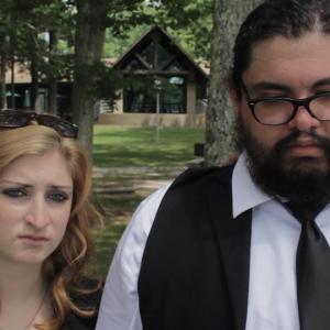Bobby McGruther (right) and Jenna DeLuca (left) in The Bitter Disappointment of Maturity.