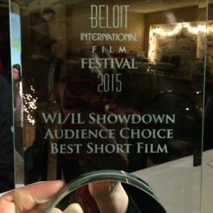 Audience Choice Award at Beloit Film Fest 2015 for The Harpist short film Bethany Michaels is Producer of this film