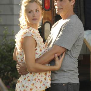 Still of Rob Lowe and Kaley Cuoco in Drew Peterson: Untouchable (2012)