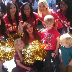 The Lamming kids won over the San Francisco 49ers Cheerleaders in under two seconds!