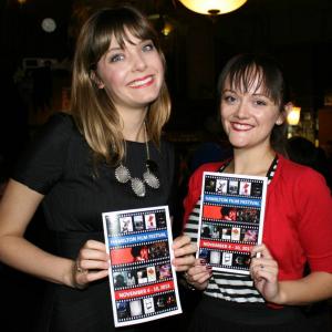 Heather Dicke and Katie Uhlmann of Katie Chats at the 2013 Hamilton Film Festival