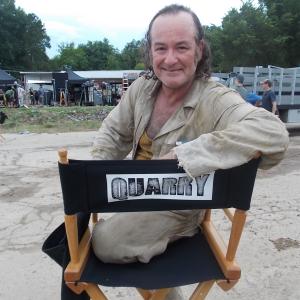 David Born on The Set of Quarry Cinemax Pilot