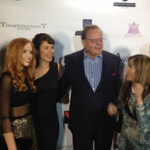 Kimberly Whalen, Cristina Parovel, Paul Sorvino and Tracy Mcnulty at A Winter Rose (2014) Film Screening Event