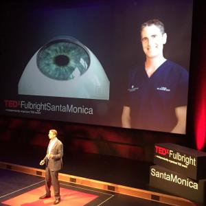 Dr Brian Boxer Wachler received a standing ovation after his TEDx talk on fighting for patients with Keratoconus using Holcomb C3R to prevent cornea transplants