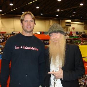 Professional TV Show Host Bodie Stroud with Billy Gibbons of ZZ Top