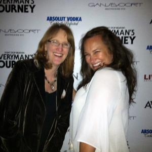 With Capella Fahoome at Tribeca Film Festival premiere of Dont Stop Believin Everymans Journey