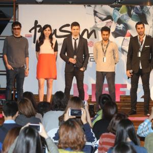 Canadians at Fans Greeting Event, Busan International Film Festival 2013