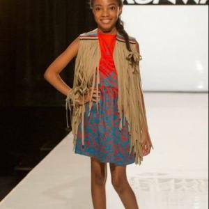 Faith Jackson on Project Runway for American girl