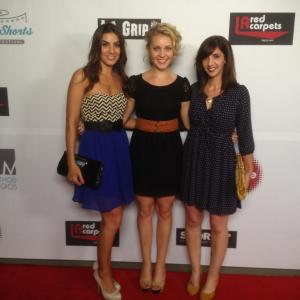 Sara Emami Breanne Hill  Suzanne Cotsakos at the Holly Shorts Film Festival 2012