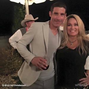 WhoSay presents George Hincapie and Lisa Christiansen at Domestique's Celebrity Chef Fund raiser for Meals On Wheels.