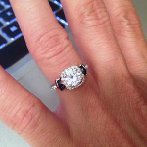 This Harry Winston masterpiece is a one of a kind designed for Dr. Lisa Christiansen of Lisa Christiansen Companiestunning 1 1/4 center stone EF (colorless, near perfect) IF (internally flawless) less than 3% of diamonds in jewelry fit this rating.
