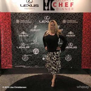 WhoSay presents Lisa Christiansen from red dirt to red carpet at Domestiques Celebrity Chef fund raiser