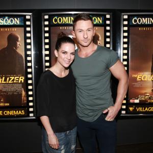 Actors Dan Hamill and Michala Banas at the Melbourne Premiere of THE EQUALIZER
