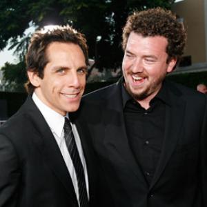 Ben Stiller and Danny McBride at event of Griaustinis tropikuose (2008)