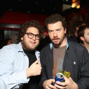 Danny McBride and Jonah Hill at event of The Foot Fist Way 2006
