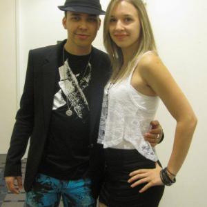Back Stage with Prince Royce
