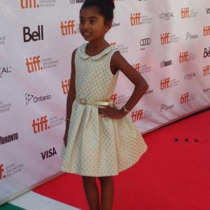 Red carpet at tiff. 2013 for Premier of The Right Kind go Wrong.