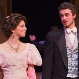 As Lord Goring in 'An Ideal Husband' with Oregon State University. Across from Jordyn Patton.