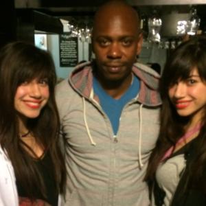 Dave Chappelle, Dahlia Tequali and Dia Tequali