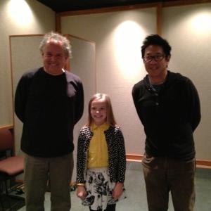 Recording RoboDog with Academy Award winning director, Henry F. Anderson and Producer Paul Wang.