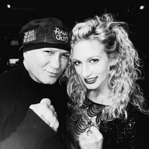 Vinny Pazienza on set for Bleed For This