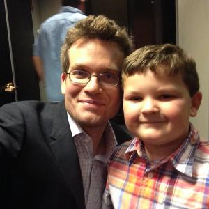 Wyatt and The Fault In Our Stars author John Green