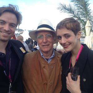 With director Ruggero Deodato (Cannibal Holocaust) and actress Désirée Giorgetti at the Cannes Fantasy Mixer. (May 2014)