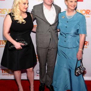 Meghan, Jimmy and Cindy McCain at TREVOR PROJECT award ceremony honoring their mother Cindy McCain