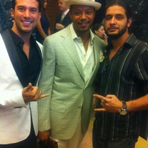 At the LA Brazilian Film Festival with Terrence Howard and Eddy Acosta