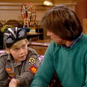 Still of Ricky Schroder and Joel Higgins in Silver Spoons 1982