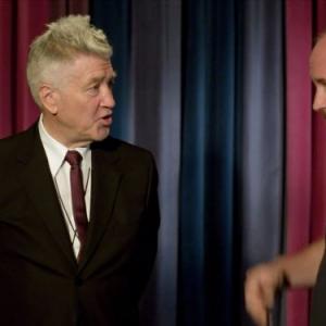 Still of David Lynch and Louis CK in Louie 2010