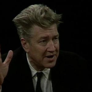 Still of David Lynch in Charlie Rose 1991