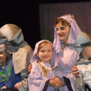 Chiara Aurelia as Mini Guinevere in King Arthurs Quest with The Missoula Childrens Theatre 2009