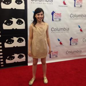 Ivana Noa on the Red Carpet of CineYouth Chicago International Film Festival
