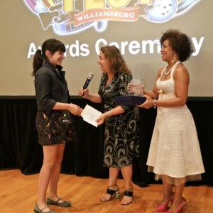 Williamsburg International Film Festival Awards Ceremony Ivana Noa receives Best international short for FEELING TO DIVE AND OTHER STORIES