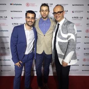 FICG in LA 2015 with David Valencia and Juan Carlos Arciniegas