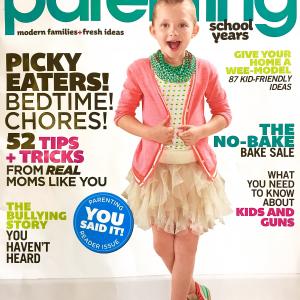 Parenting Cover Magazine Julia Jordancover model