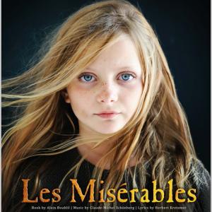 Publicity shot of Julia Jordan as Little Cosette in Les Miserables at the Orlando Shakespeare Theatre.