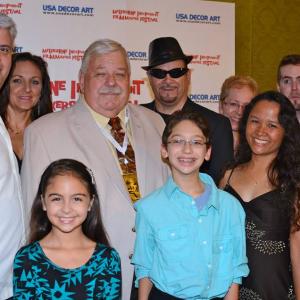 Walking the red carpet for Lean Times Florida Independent Filmmakers