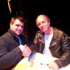 with Bret Hart