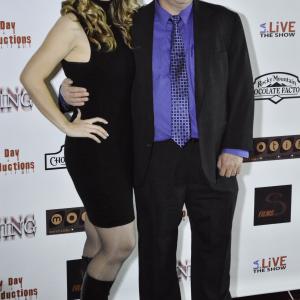 Summer Moore and Peter Grigg at The Warning Premiere
