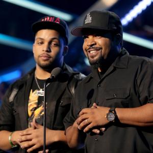 Ice Cube and O'Shea Jackson Jr.