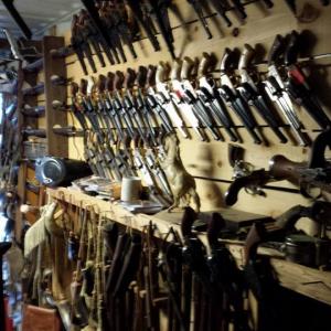1/4 of Peter Sherayko's armory- and Caravan West Productions ranch... the day he said 