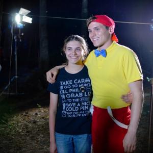 Teen Director Emily DiPrimio on the set of indie horror film Carver