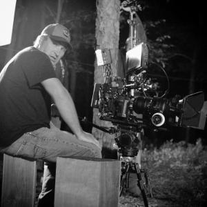 Behindthescenes on the set of Carver Director of Photography Troy Bakewell