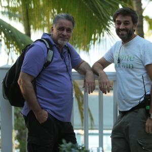 Luis Arambilet Screenwriter Andrs Curbelo 1AD On set Cdigo paz 2014