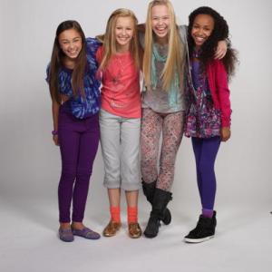 Grace Davidson with the American Girl cast