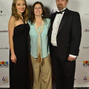 Lauri Camden Brad Camden and Jacquelynn at the screening of No Such Luck 2014